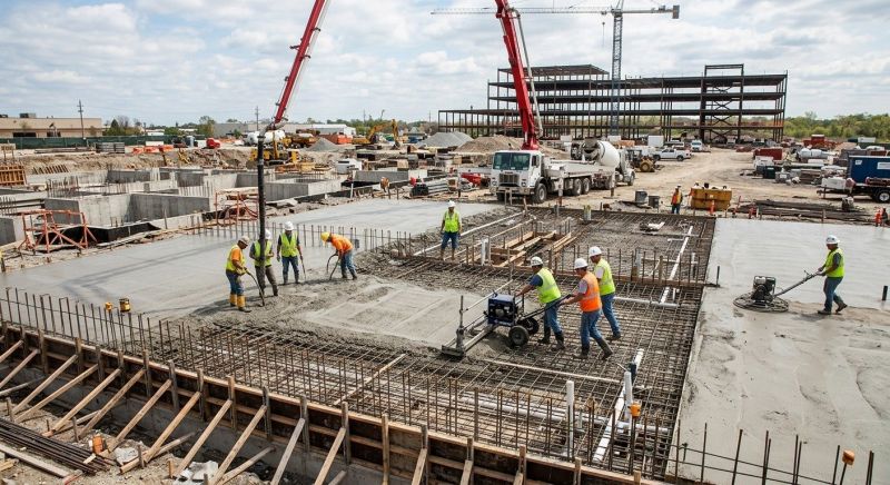 Commercial Slab Installation in Hightstown, NJ