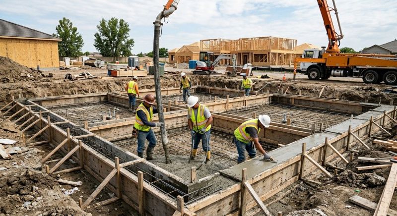 Concrete Foundation Installation in Florence, NJ