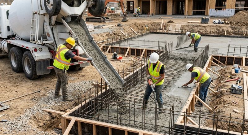 Concrete Foundation Pouring in Mercer County, NJ