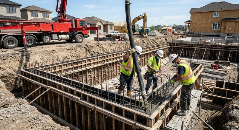 Foundation Wall Pouring in Somerset County, NJ